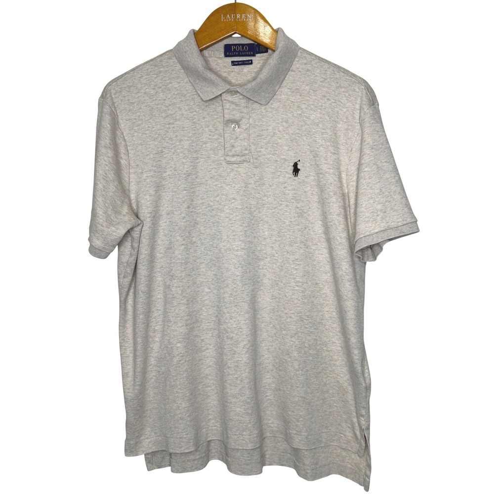 Polo Ralph Lauren Pima Soft Touch Polo Shirt Large Tan